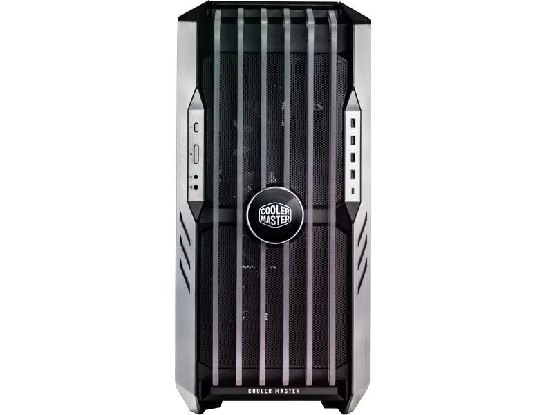 Cooler Master PC-Gehäuse HAF 700 EVO Schwarz Vielseitig einsetzbarer Big-Tower mit Sichtfenster