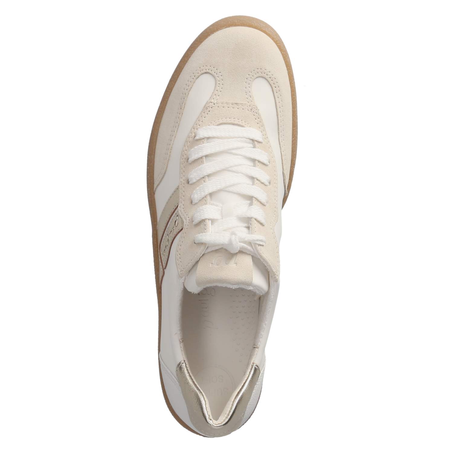 Paul Green Low Sneaker - ivory/white