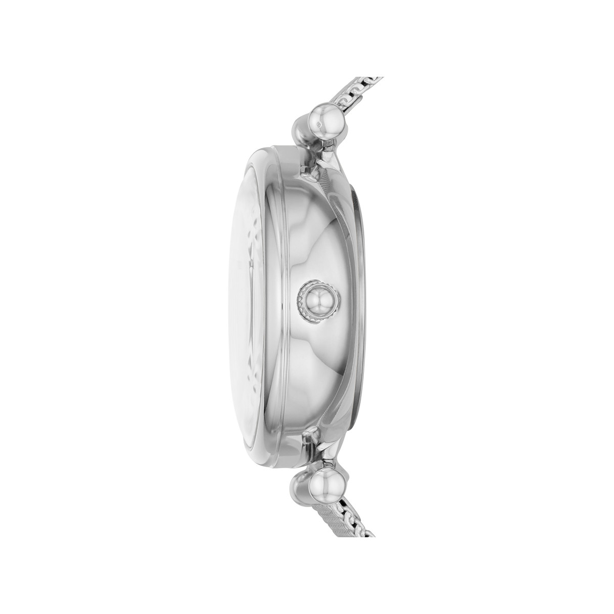 Montre FOSSIL femme automatique, bracelet acier inoxydable gris argent