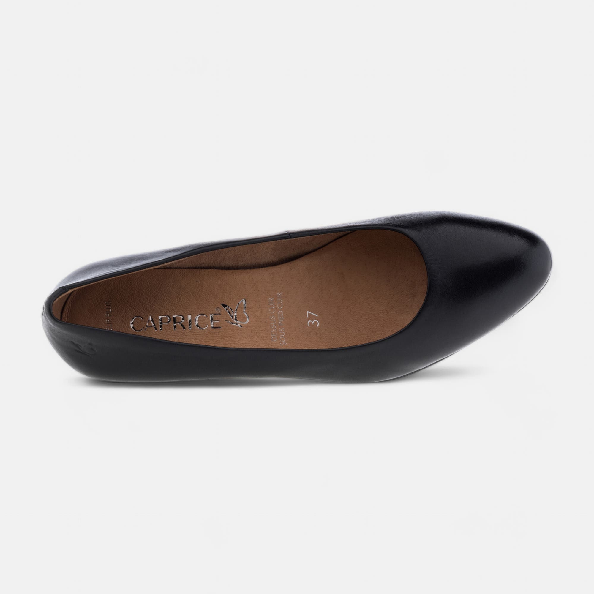 Escarpins Femme en cuir noir