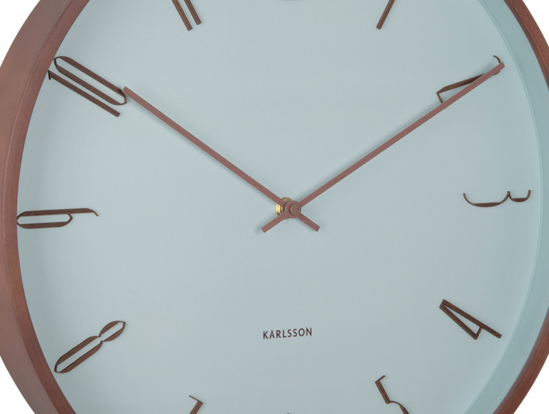 Wall Clock Scandia KA6014BL Misty blue