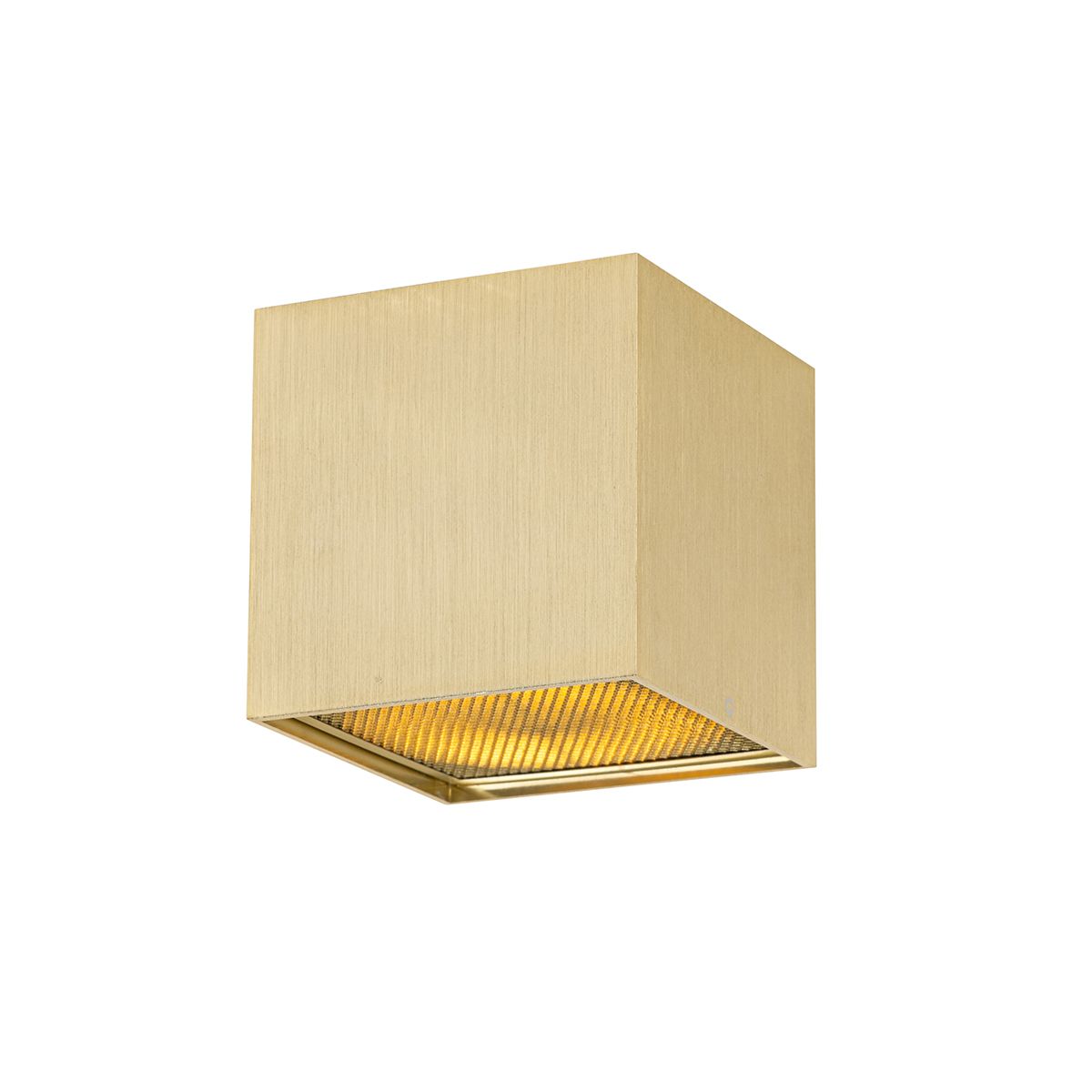 Design opbouwspot goud GU10 111mm - Box Honey