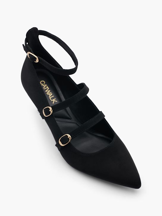 Catwalk Spangenpumps Schwarz