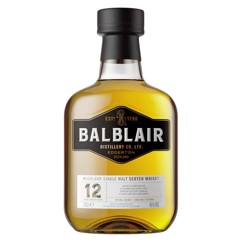 Balblair 12 ans single malt scotch whisky 46% - Balblair Distillery