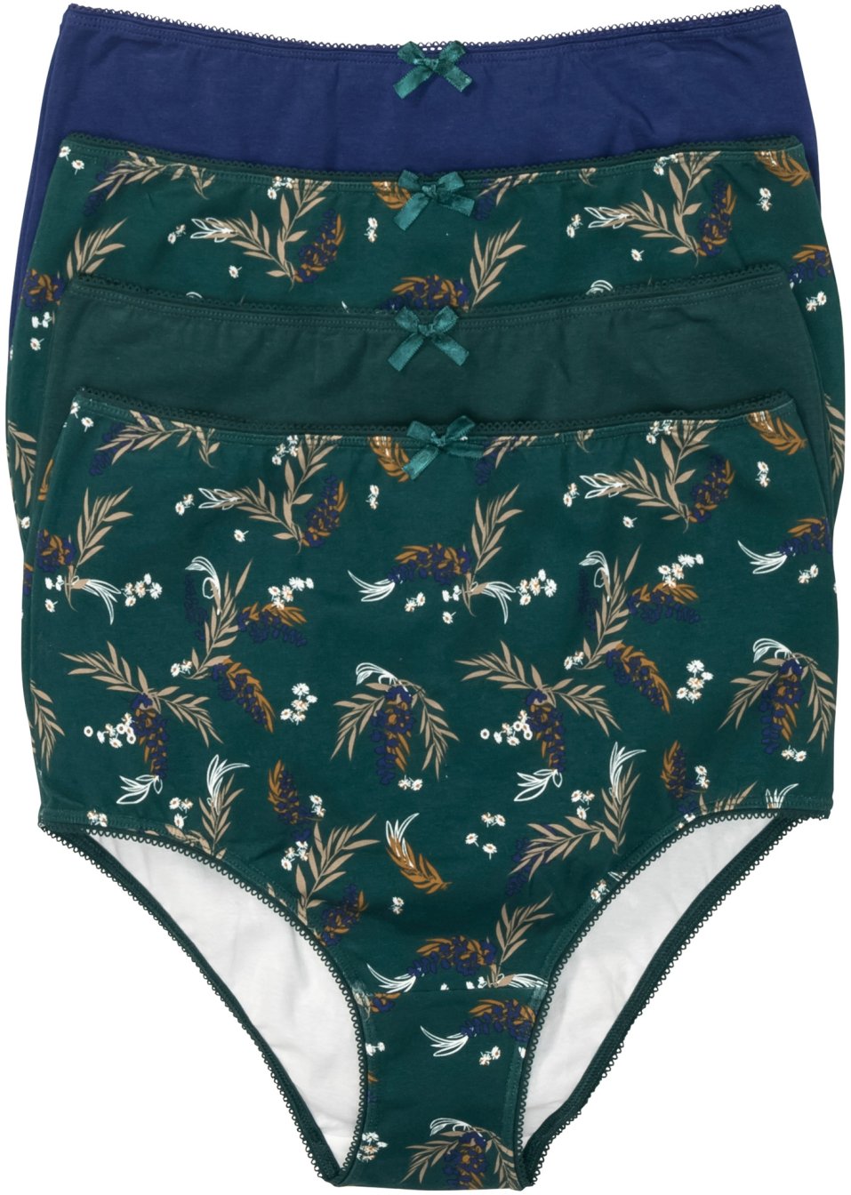 Lot de 4 slips taille haute