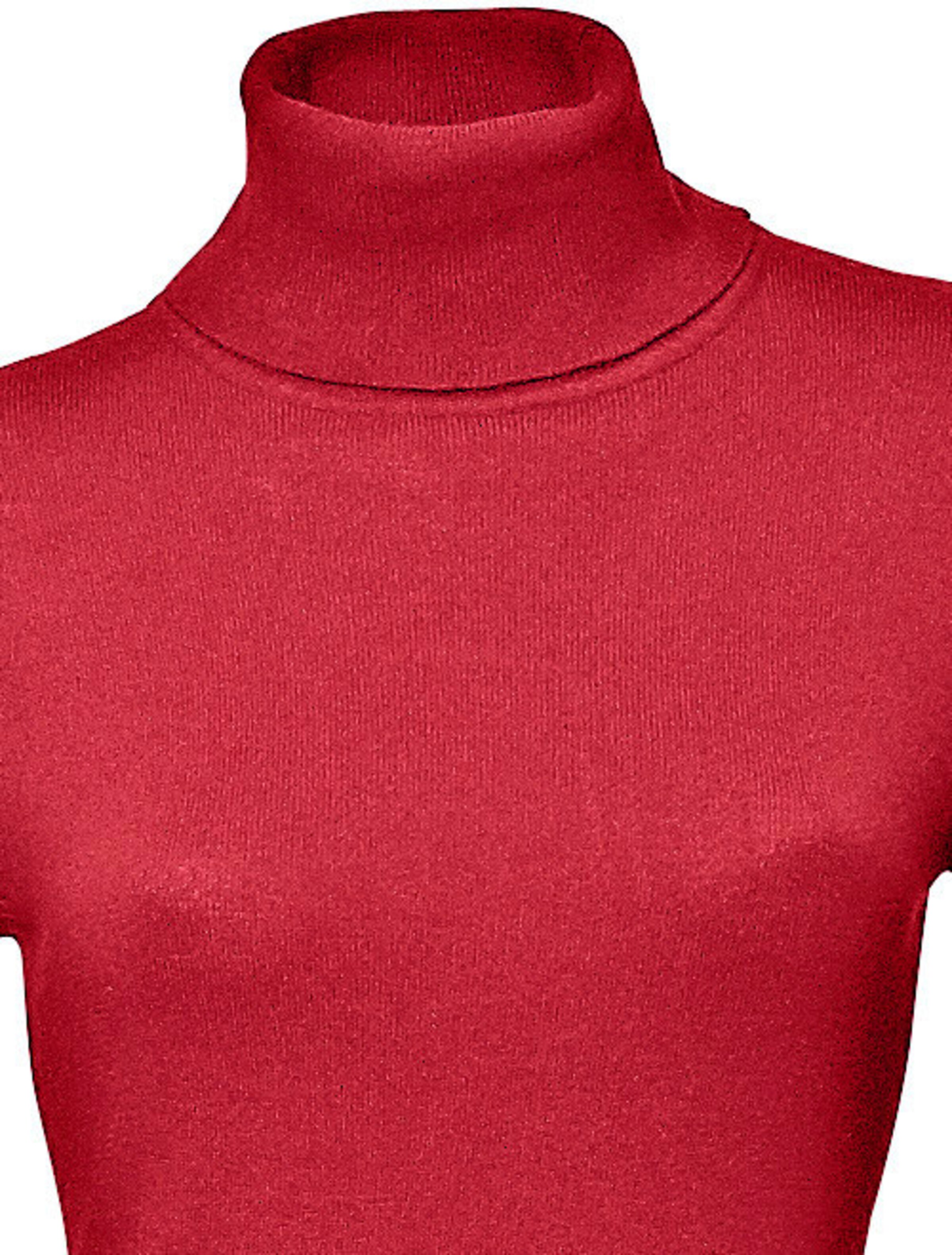 heine Rollkragen-Kleid in rot