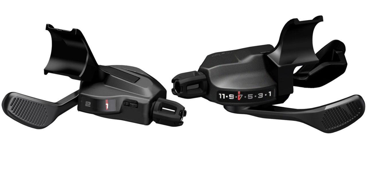 Shimano CUES SL-U8000 2x11-fach I-Spec II Schalthebel-Set mit Ganganzeige kaufen | Bike-Discount