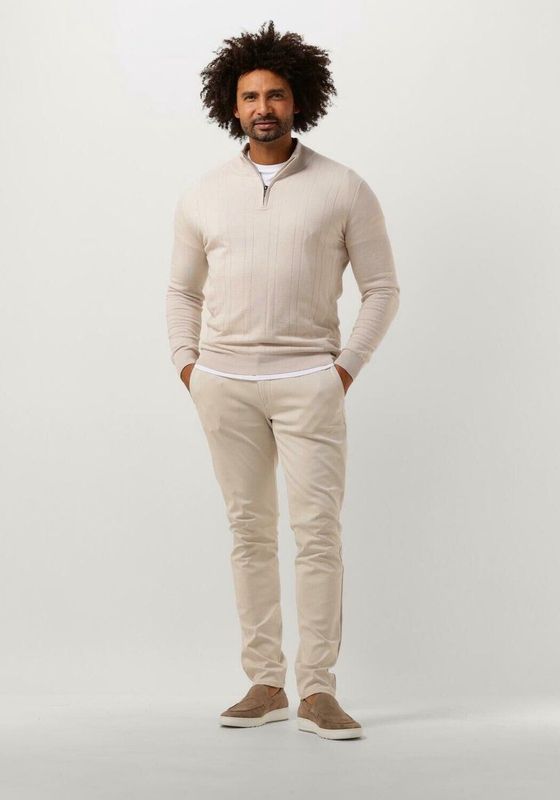 Gentiluomo - Trui - Beige - Zachte Stof