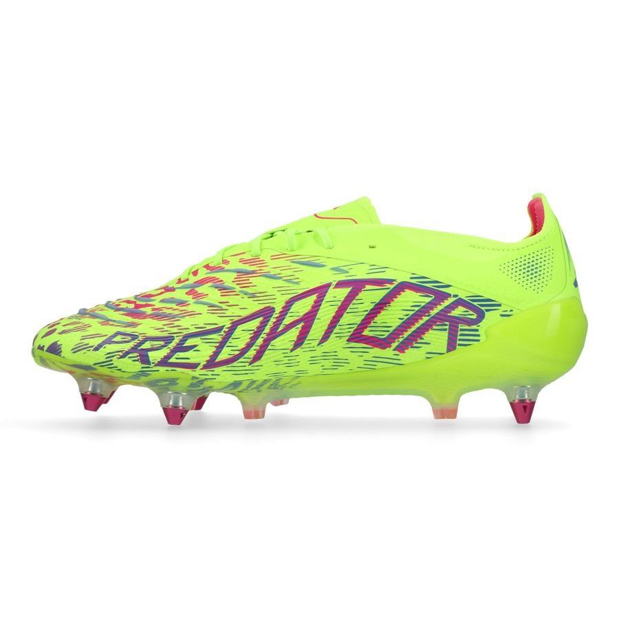 adidas Predator Elite SG Mystic Victory - Lucid Lemon/Lucid Pink/Blue Fusion