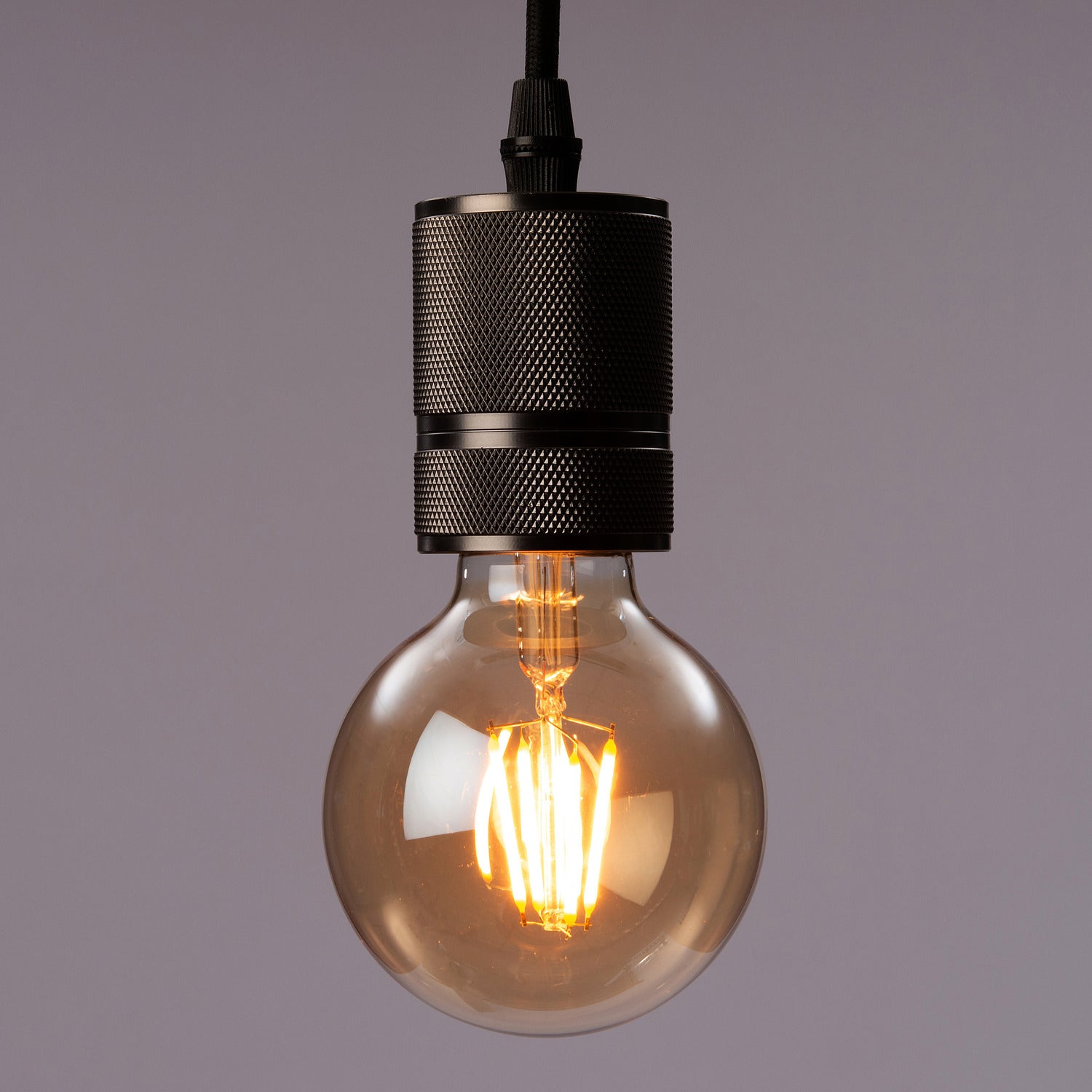 Hanglamp fitting zwart D 10,5 H 10,5 cm