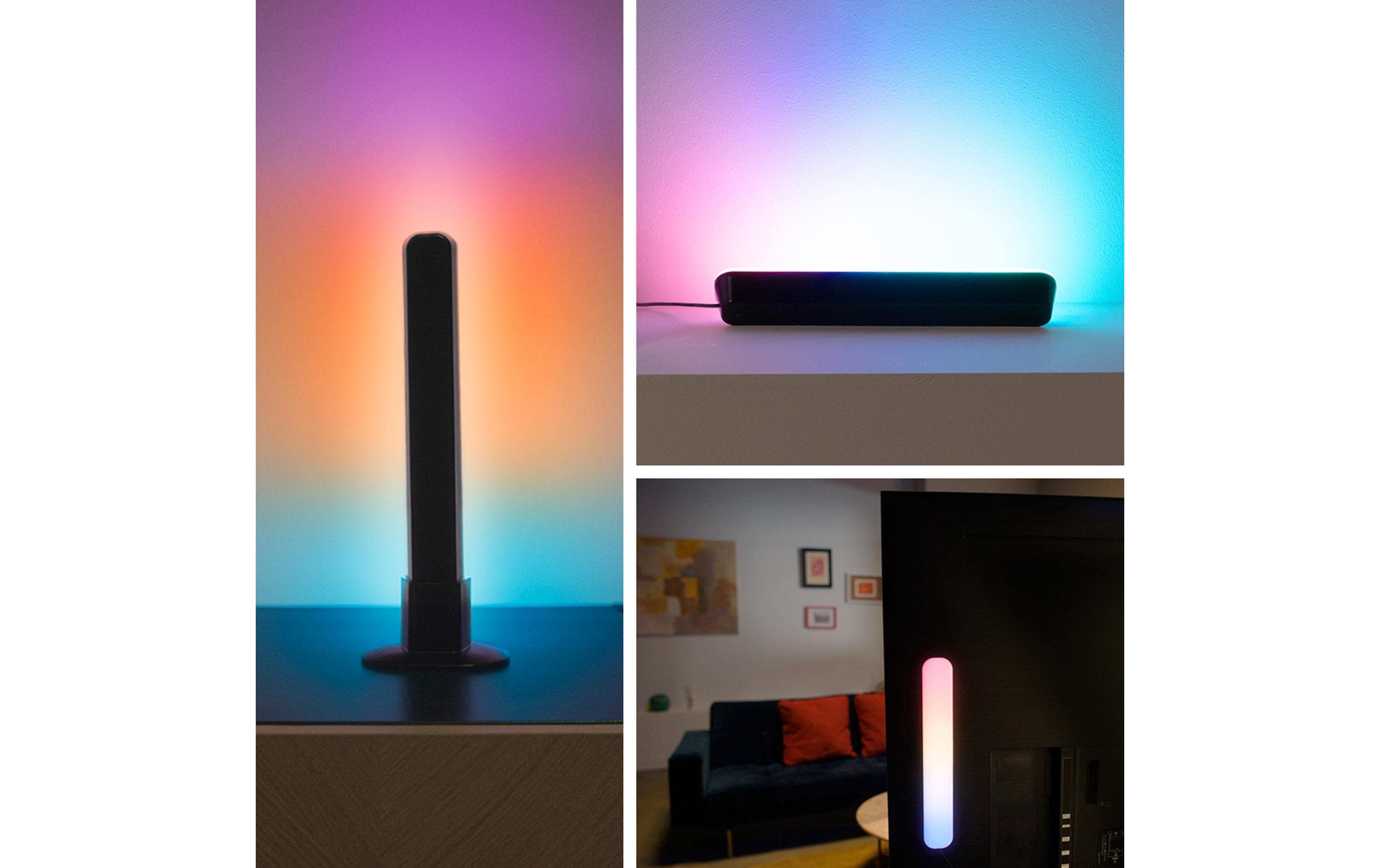 Gradient Light Bars Doppelpack RGBIC RGBIC, DoppelpackDynamische RGBIC Lichtleisten für das perfekte Ambiente