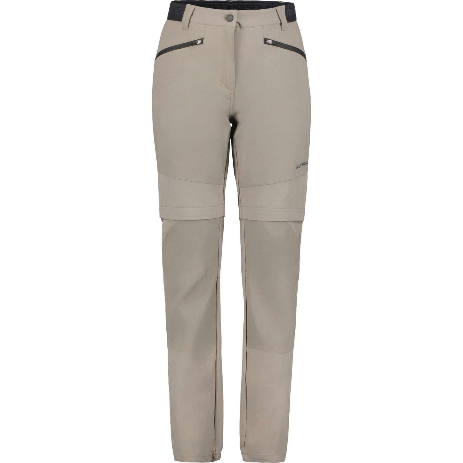 Icepeak Damen-Zip-off Hose Bradley grau, 38