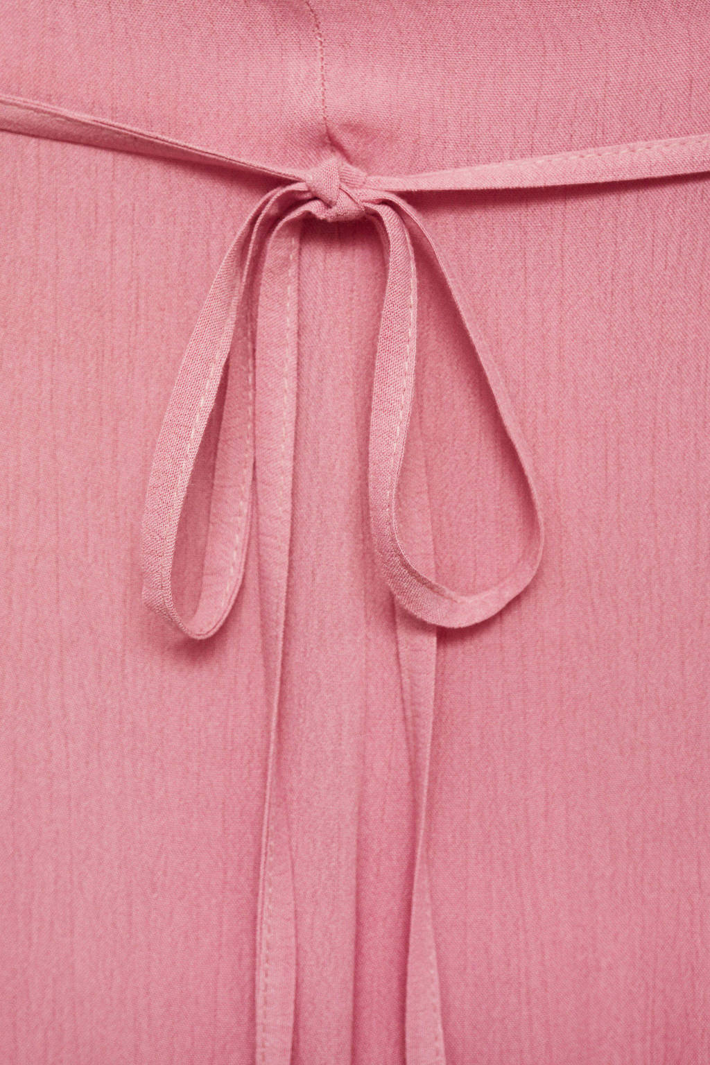 MANGO TEEN wide leg broek roze