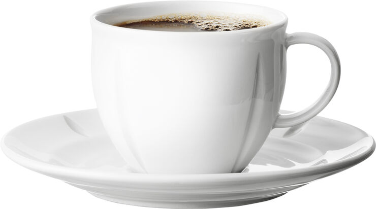 Rosendahl Grand Cru Soft kaffekop m. underkop 28 cl. Hvid