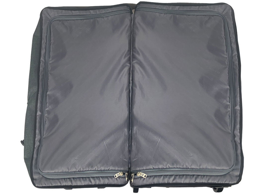 SACO DE VIAGEM GRANDE AIRPORT CINZENTO ESCURO 2 RODAS 75X38X37CM
