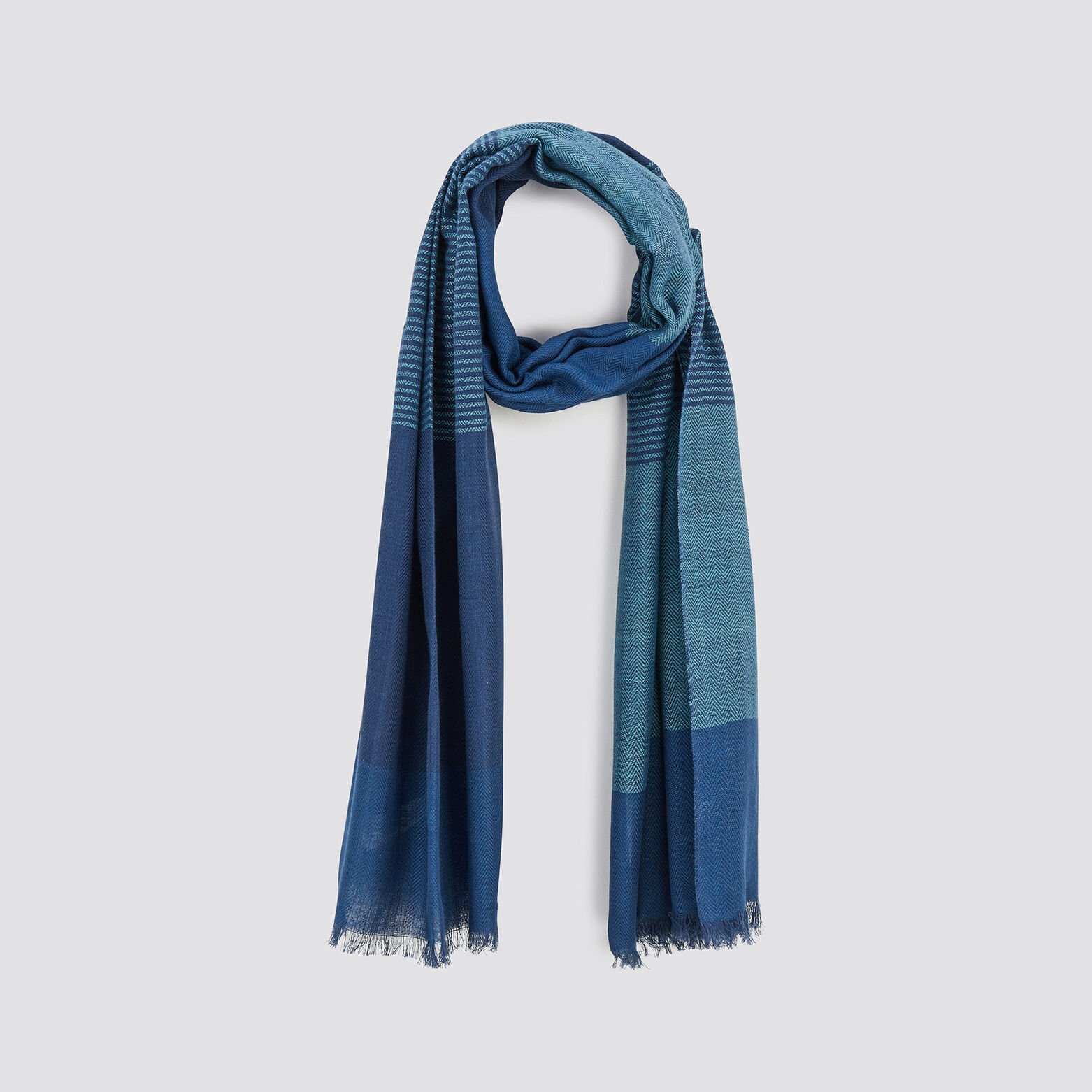 Chèche fantaisie Bleu moyen