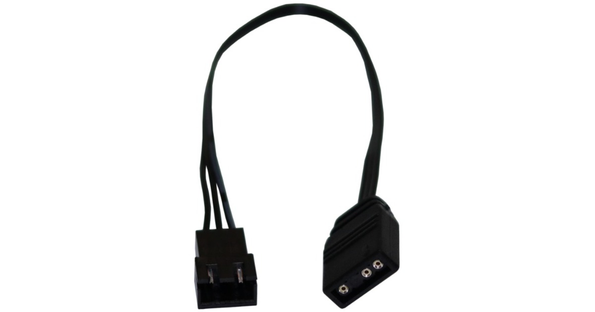 AlphacoolDigital RGB LED Y-kabel 3-weg met JST male connector  (Zwart, 60cm)