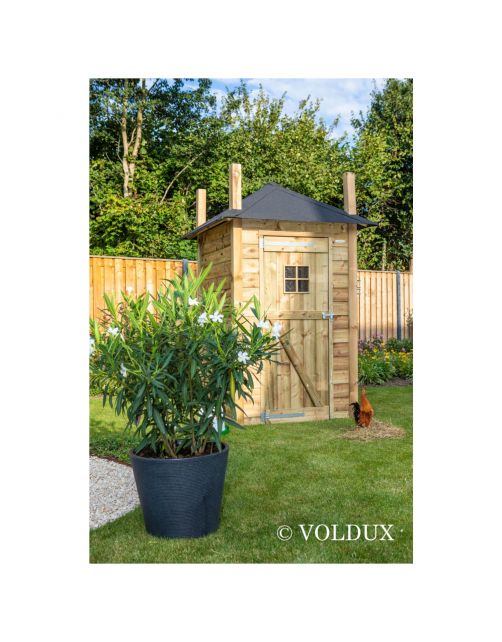 Voldux Hooiberg Eline - Kippenhok - 150x150x235 cm Bruin