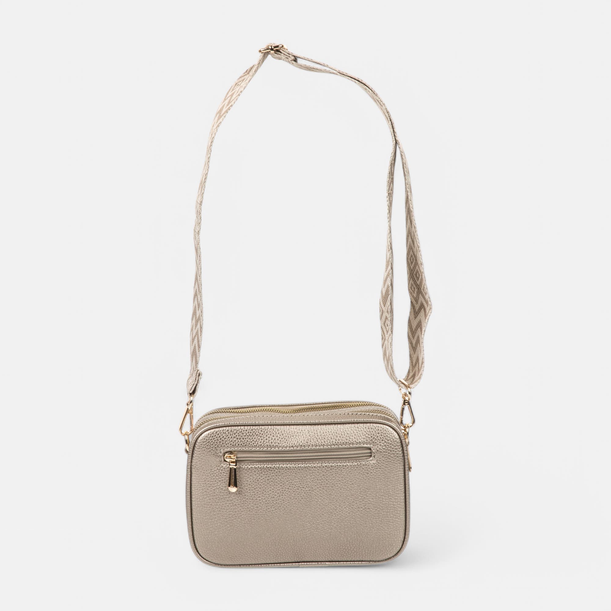 Sac bandoulière bronze