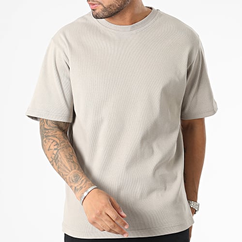 Tee Shirt Oversize Large Beige
