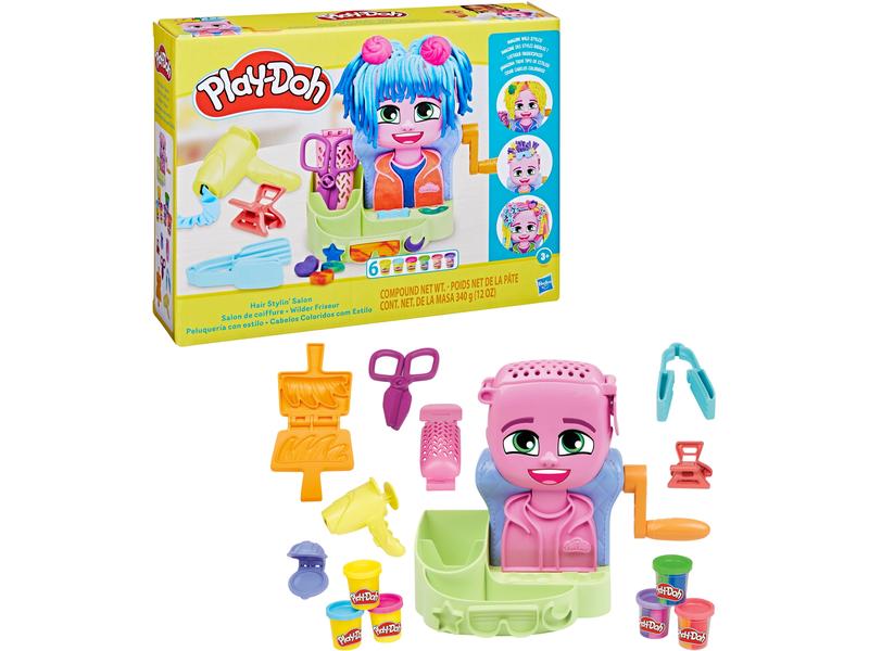Play-Doh Knetspielzeug Wilder Friseur Schönheitssalon-Spielset