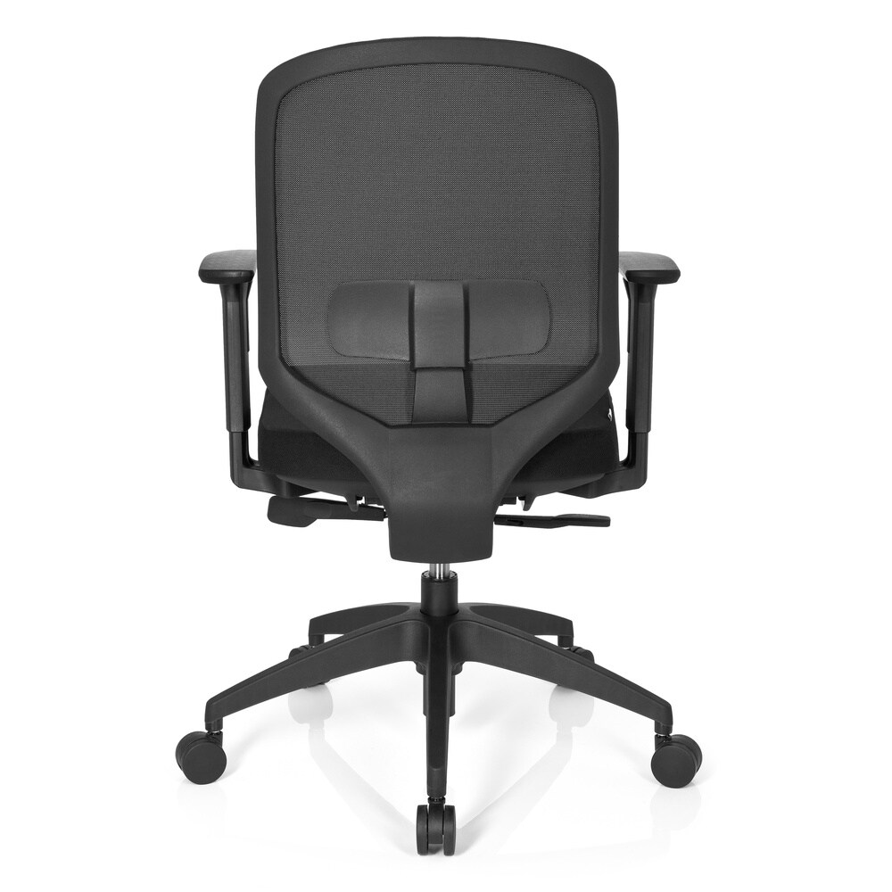 Profi Bürostuhl DELIGHT PRO Stoff/Netzstoff mit Armlehnen (höhenverstellbar) hjh OFFICE