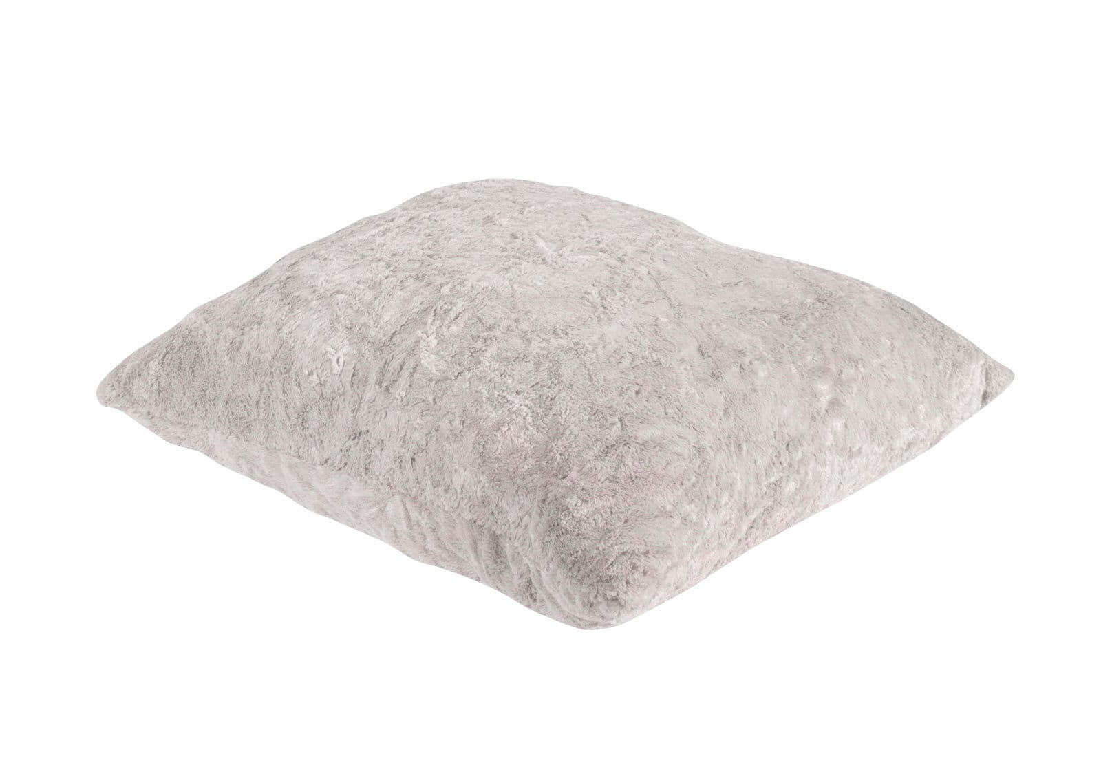 Bodenkissen Zottel, 66x66 cm, Creme
