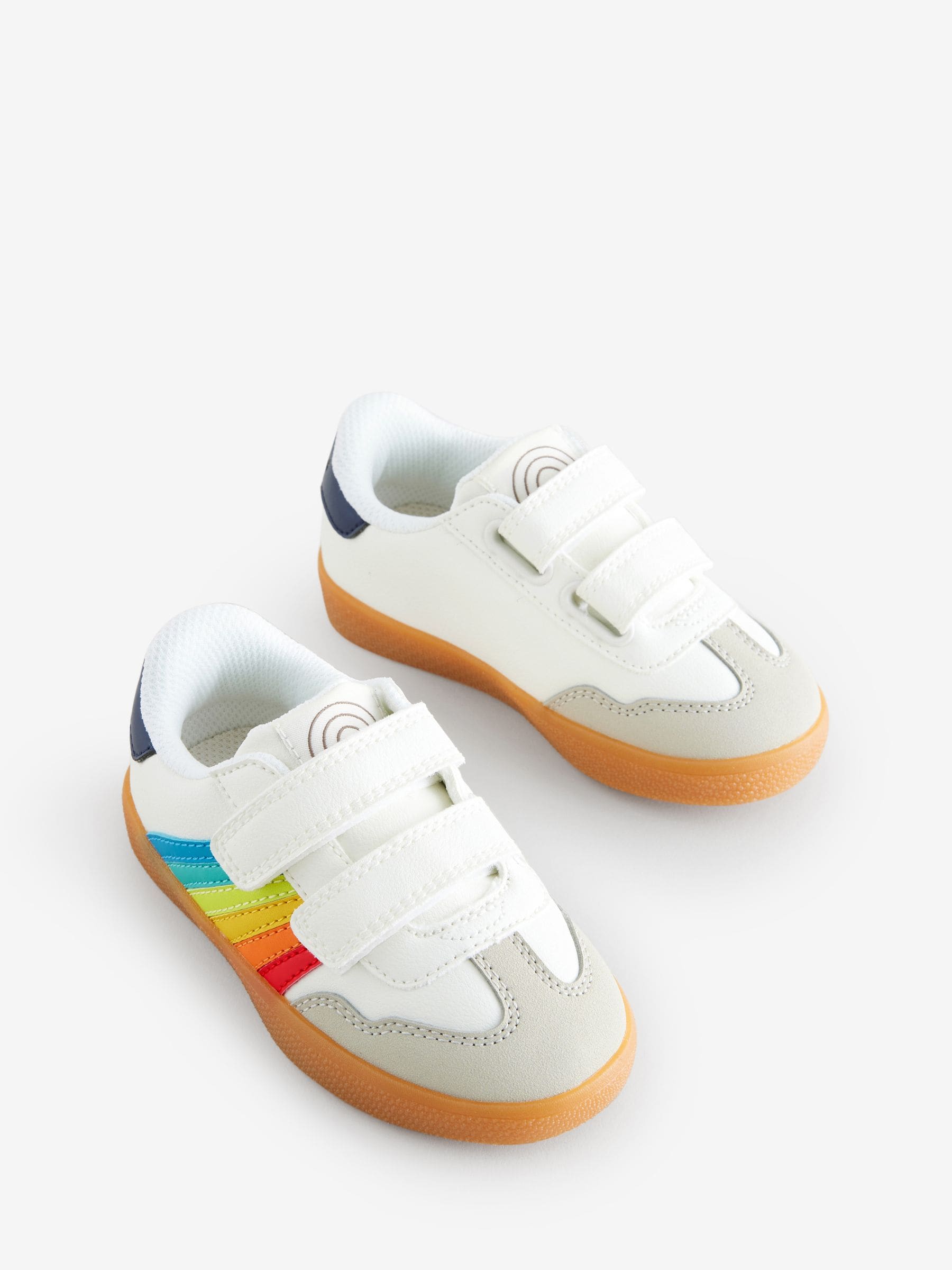 Little Bird by Jools Oliver Gum Sole sneakers met regenboogstrepen