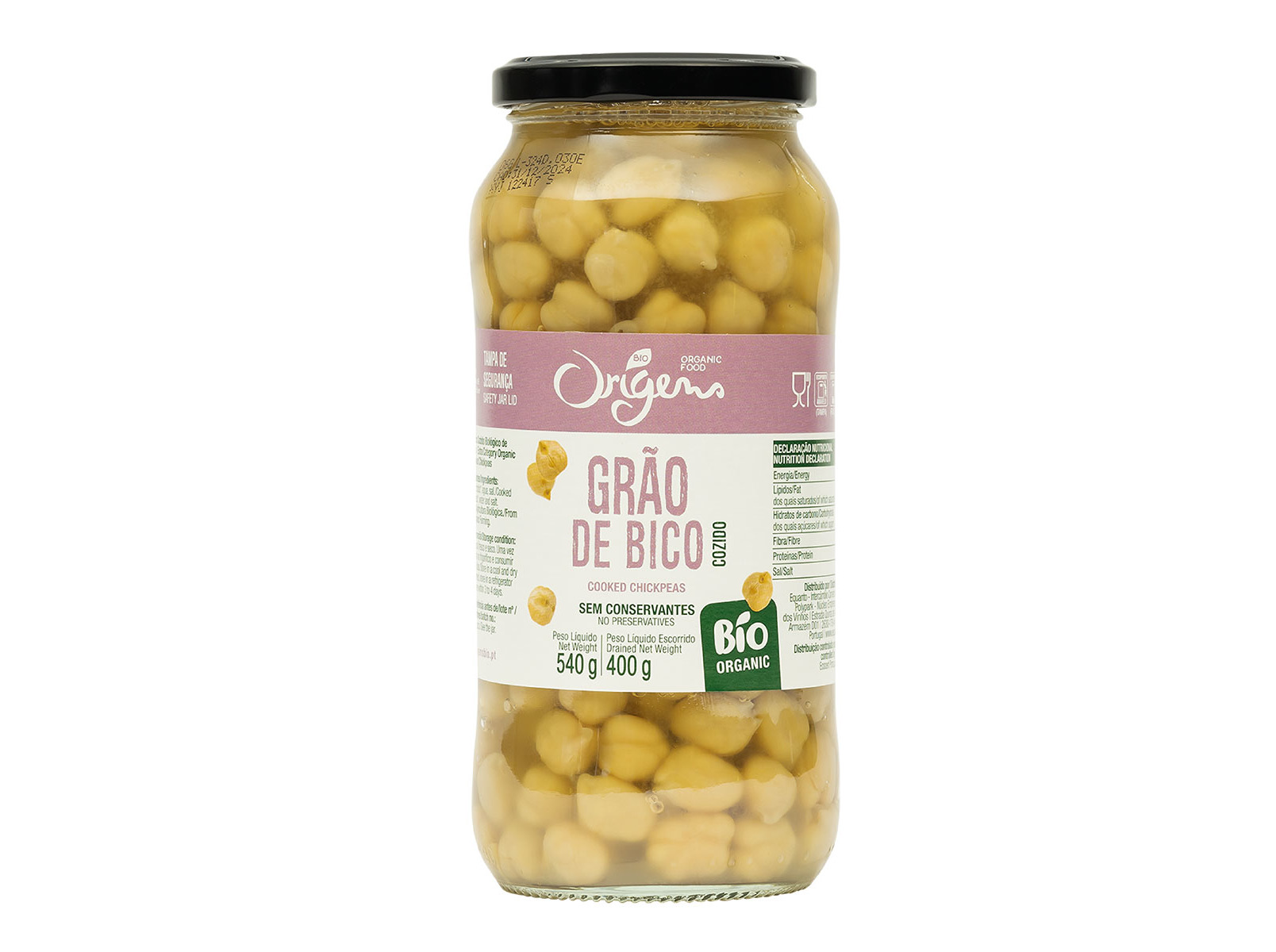 GRÃO ORIGENS DE BICO BIO 540G