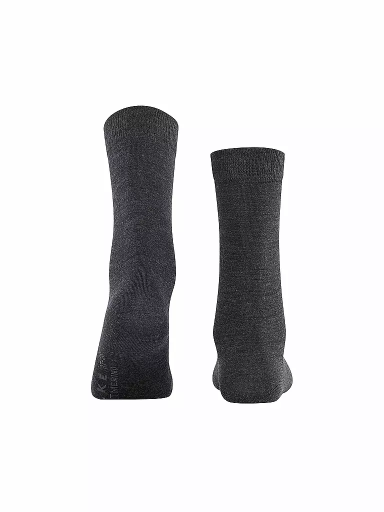 FALKE Socken Soft Merino anthrazit grau