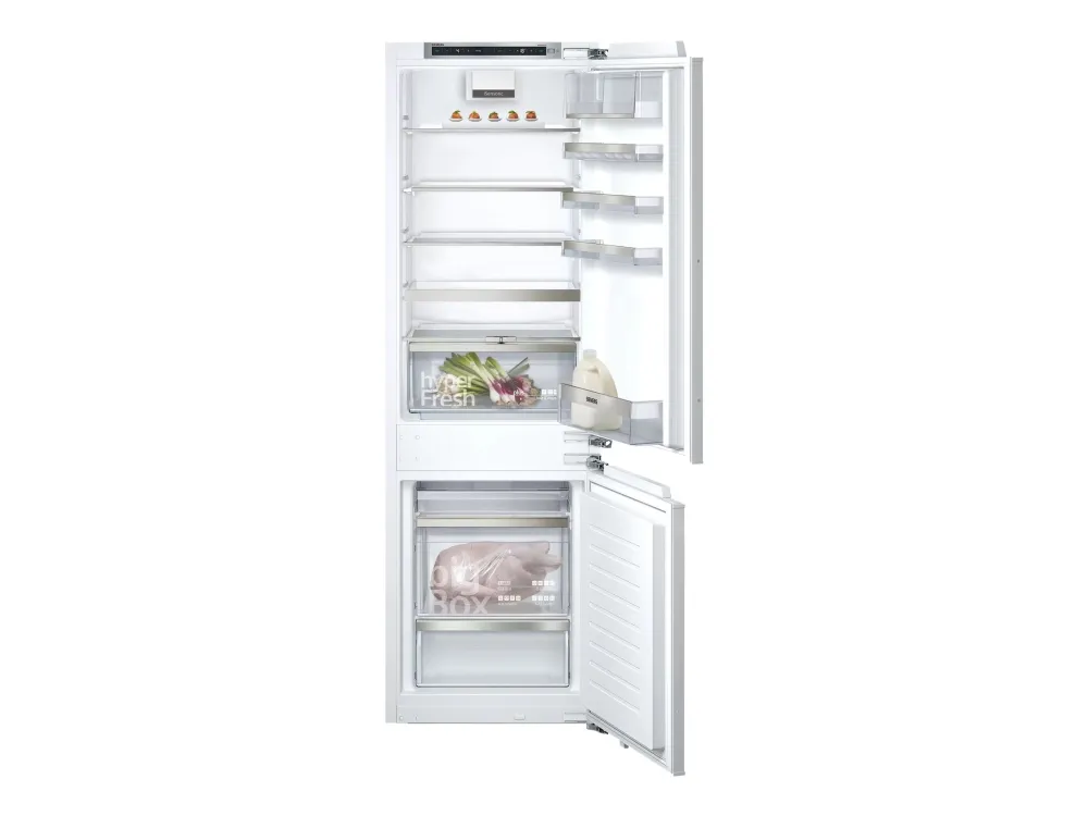 [OUTLET] - Siemens iQ500 KI86NADF0 integreret køle-/fryseskab - bredde: 56 cm - dybde: 55 cm - højde: 177.5 cm - 254 liter - Klasse F - Fladhængsel