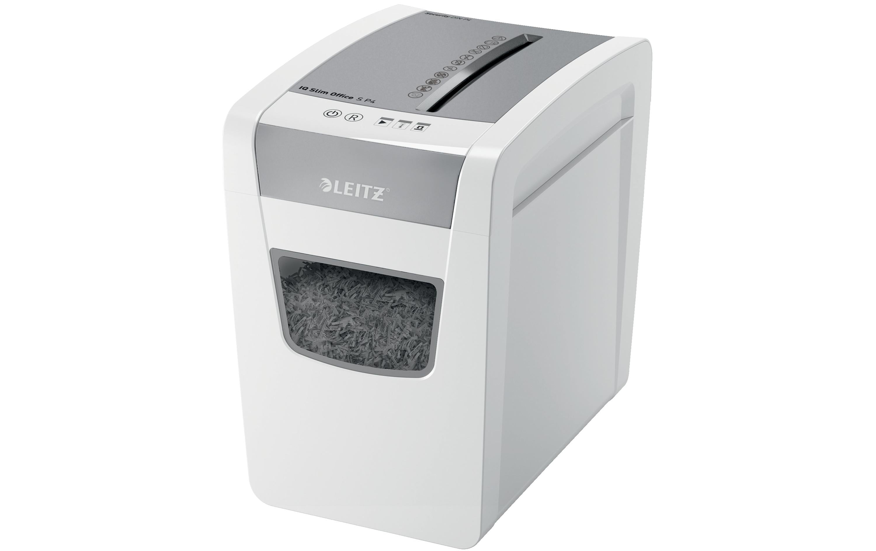 Aktenvernichter IQ Slim Office S P-4, 12 Blatt<br>Manueller Aktenvernichter für sichere Vernichtung vertraulicher Unterlagen