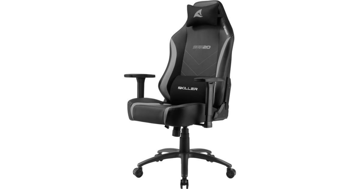 SharkoonSKILLER SGS20 gamestoel  (Zwart/grijs)