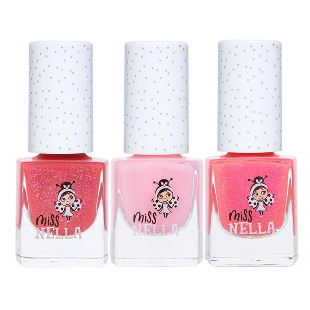 Kinder-Nagellack-Set PINK GLITTER ATTACK (3X4ml)