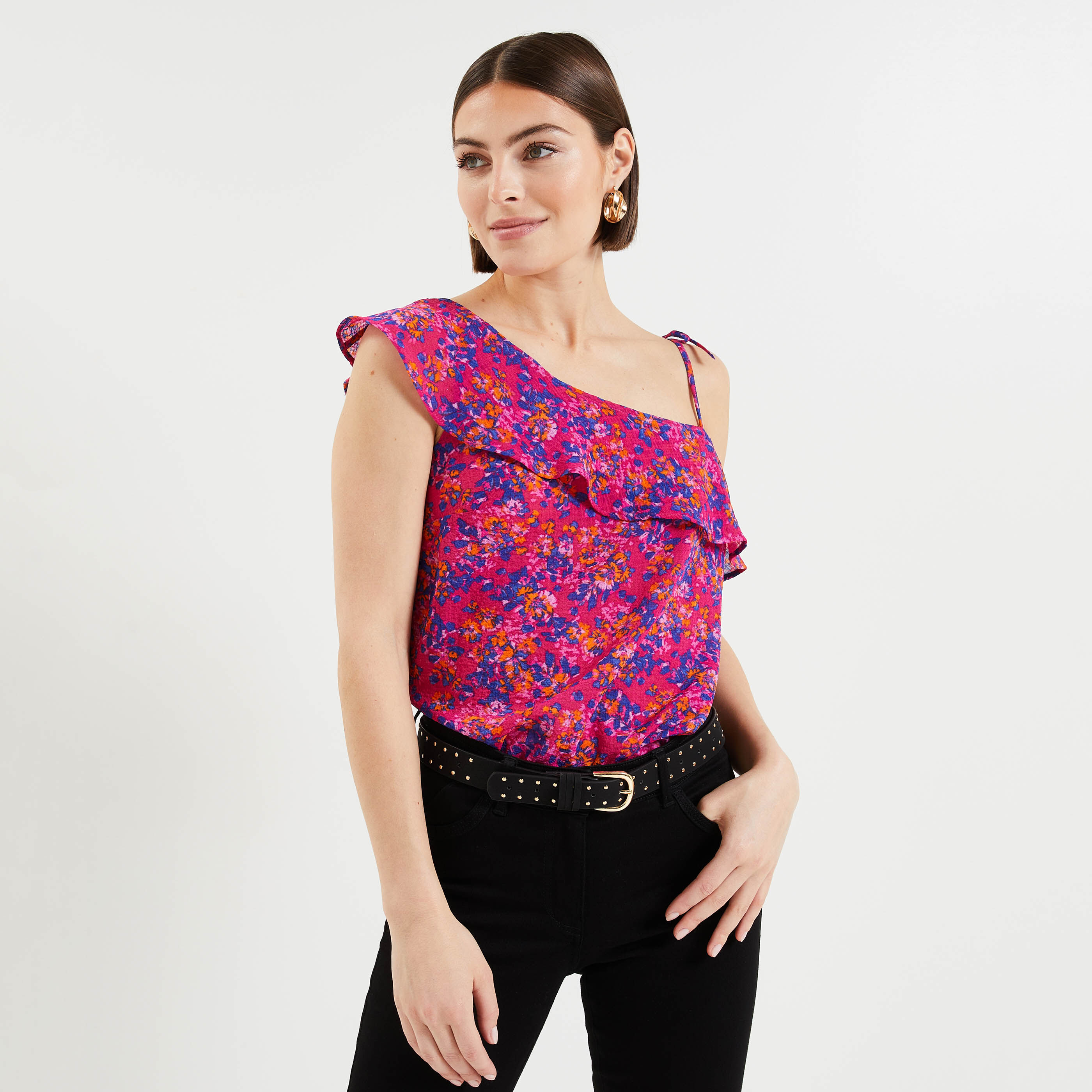 Top one shoulder femme - IMPRIME