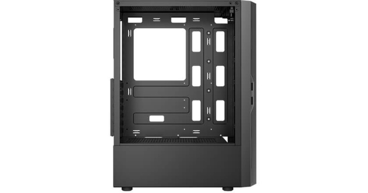AntecAX20 midi tower behuizing  (Zwart | 3x USB-A | Tempered Glass)