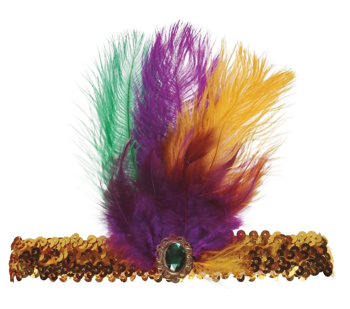 Gouden Hoofdband Veren