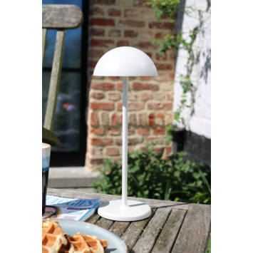 Lucide USB oplaadbare tafellamp Joy 1.5W wit