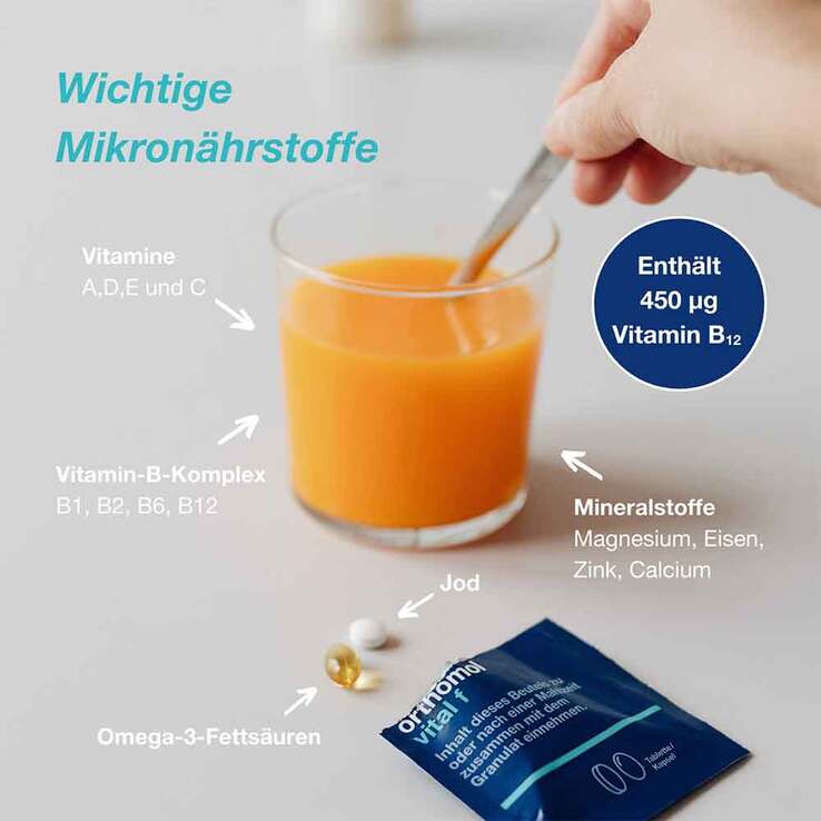 Orthomol Vital F Granulat/Kapseln/Tabletten Kombipackung, 2x1 St