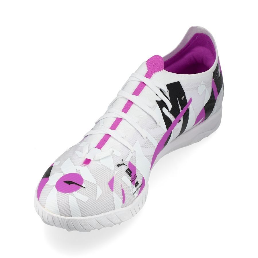 PUMA Ultra 5 Match TT Forever - Blanc/Pure Magenta/Gris/Noir ÉDITION LIMITÉE