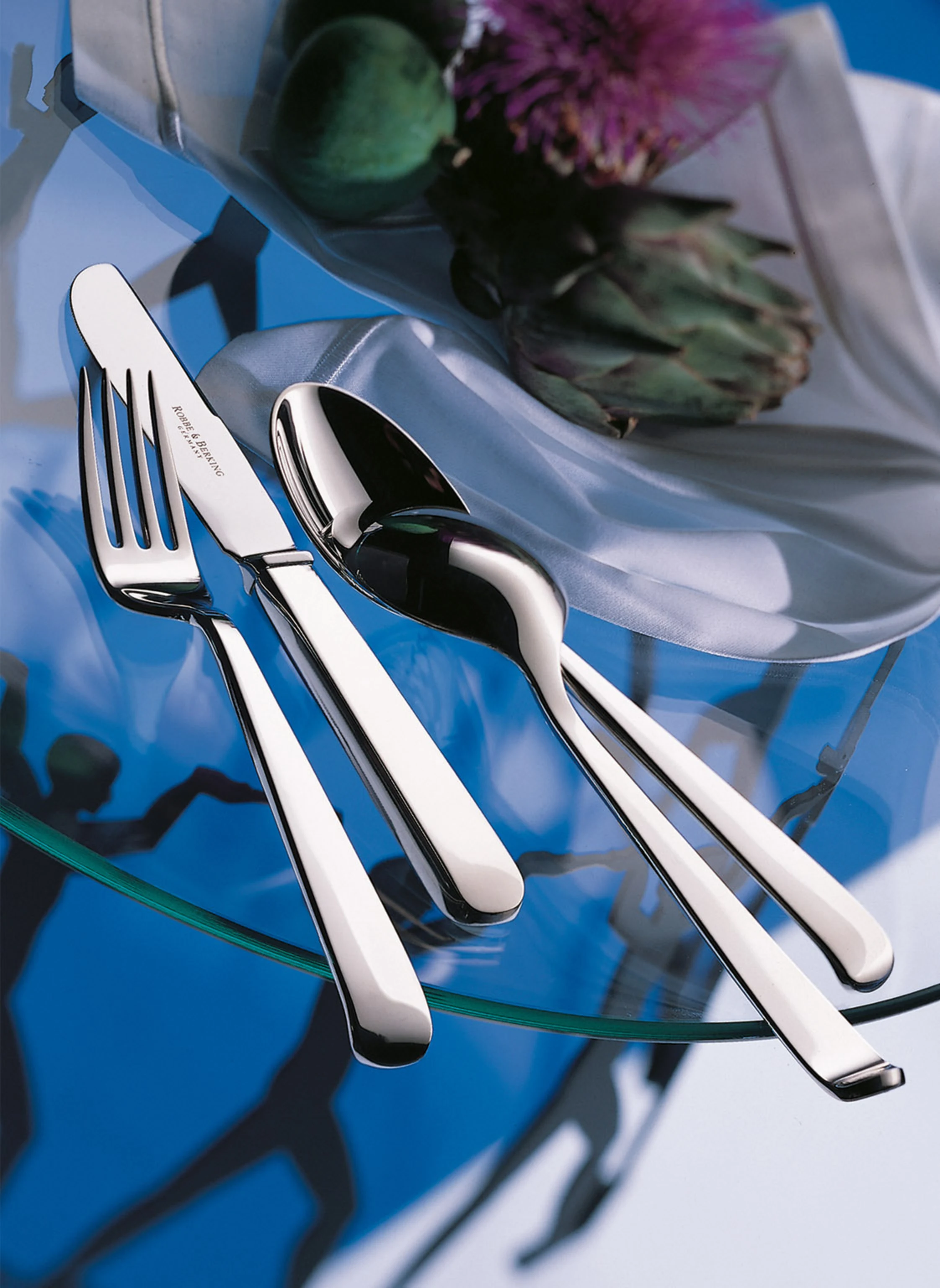 ROBBE & BERKING 4-tlg. Besteckset ALTA (150g versilbert)