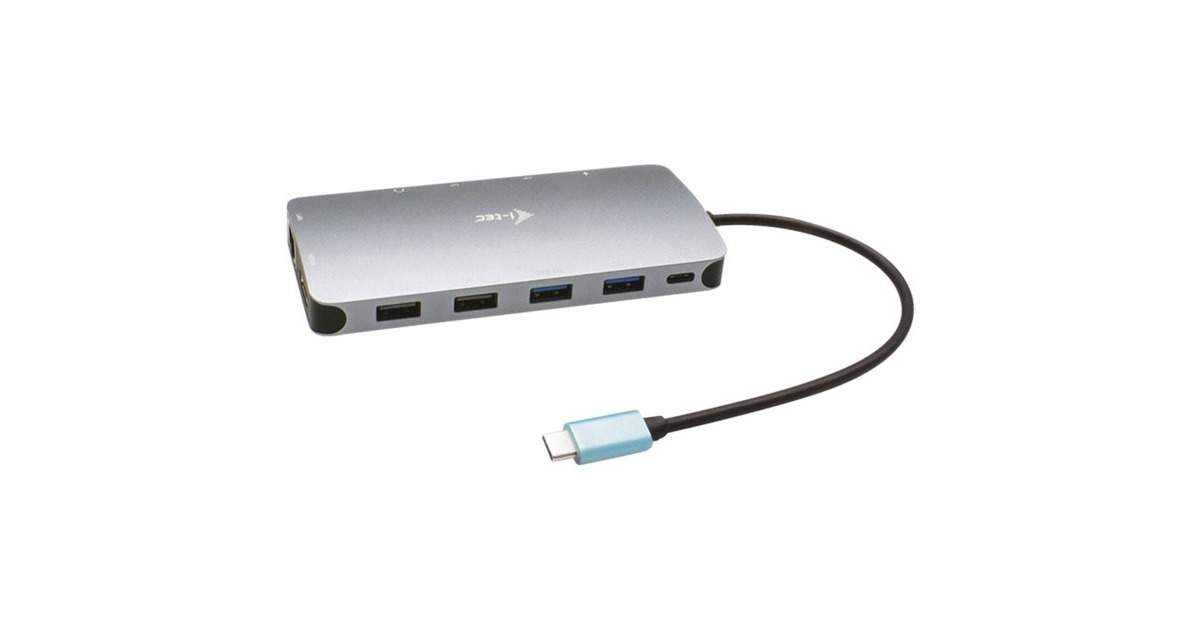 i-tecUSB-C Metal Nano dockingstation  (Grijs, HDMI, DisplayPort, USB-C)