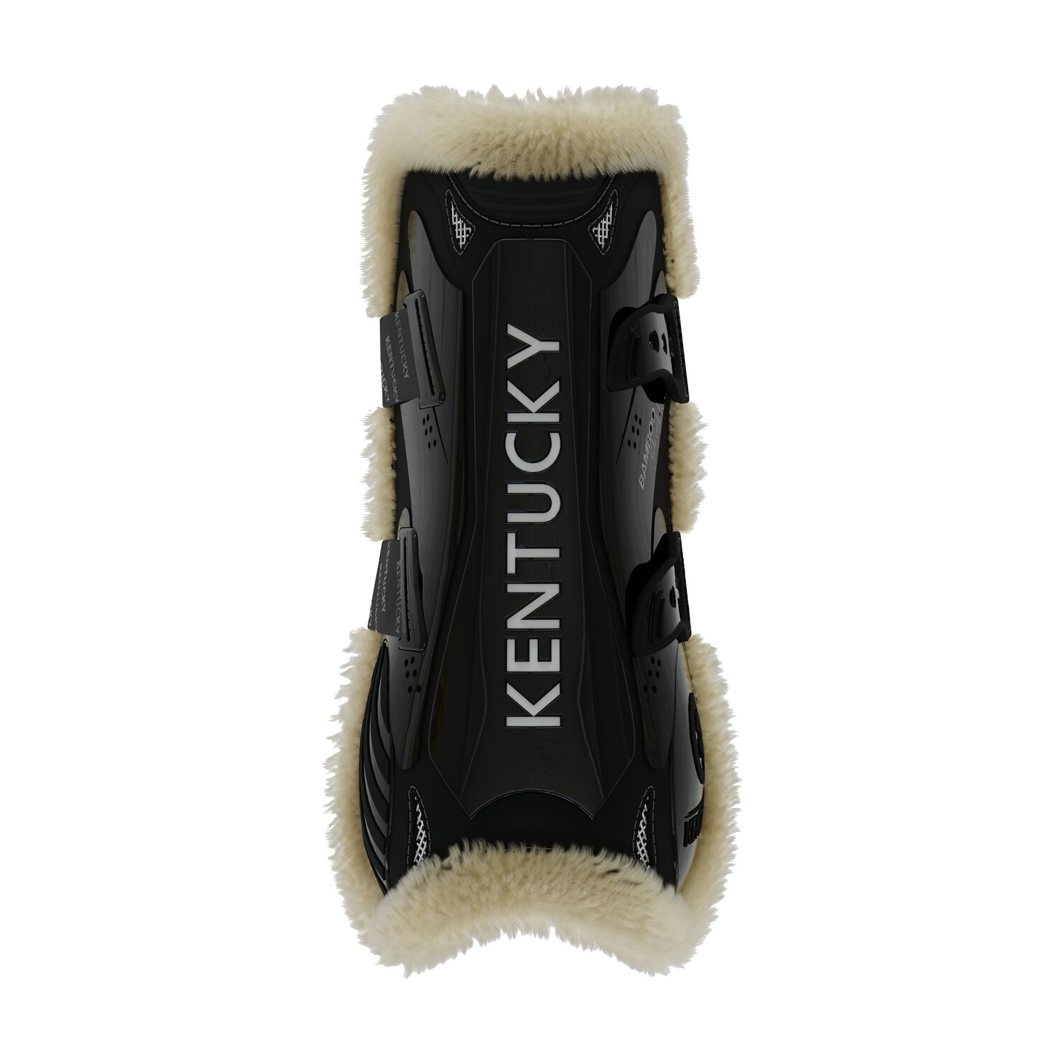 KENTUCKY Springgamaschen Vegan Sheepskin Bamboo Shield, für Vorderbeine - black