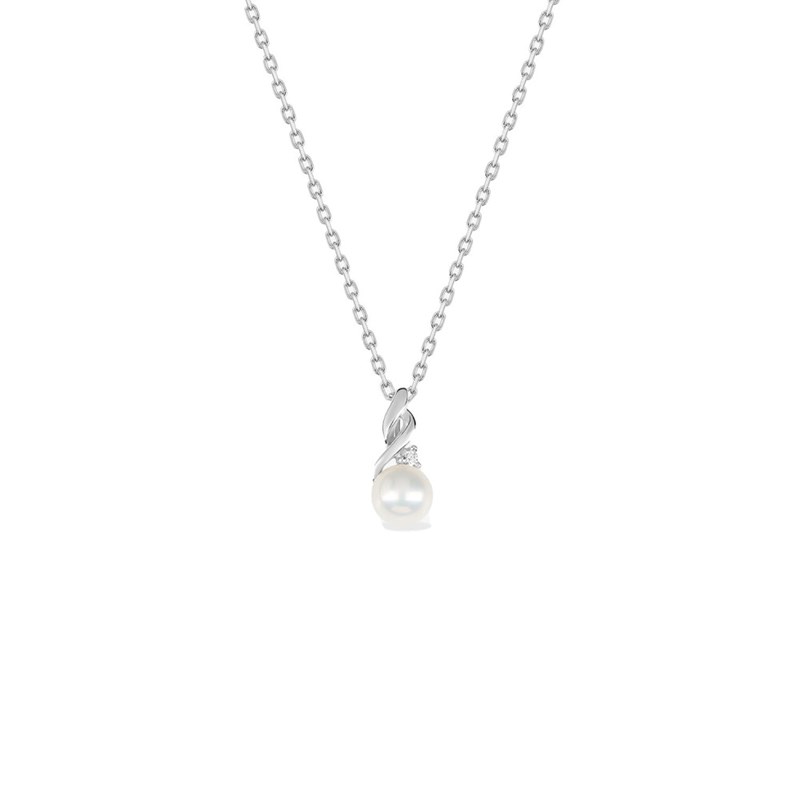 Collier Femme - Oxyde de zirconium - Argent 925 - Longueur : 42 cm