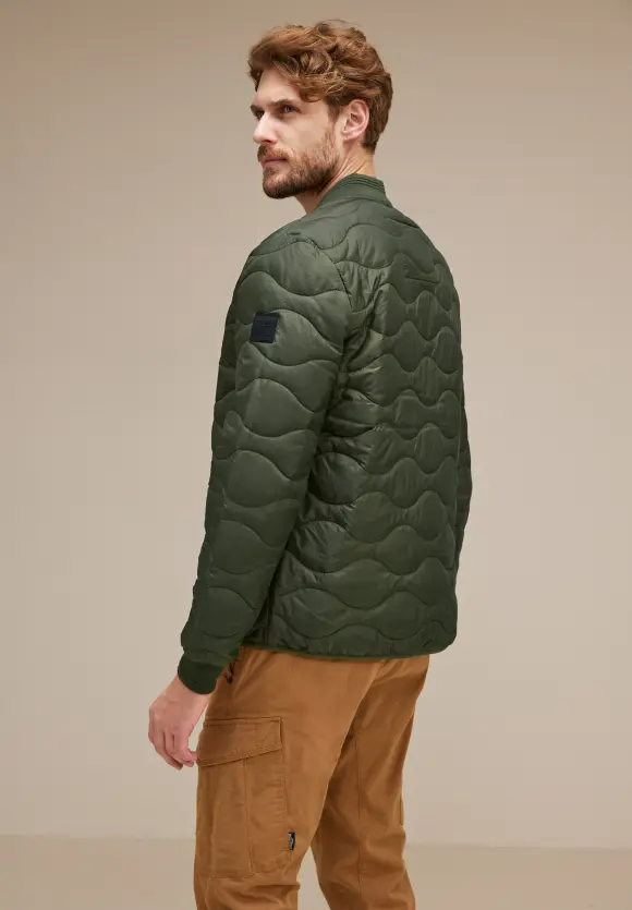 Blouson mit Eingriffstaschen - forest green