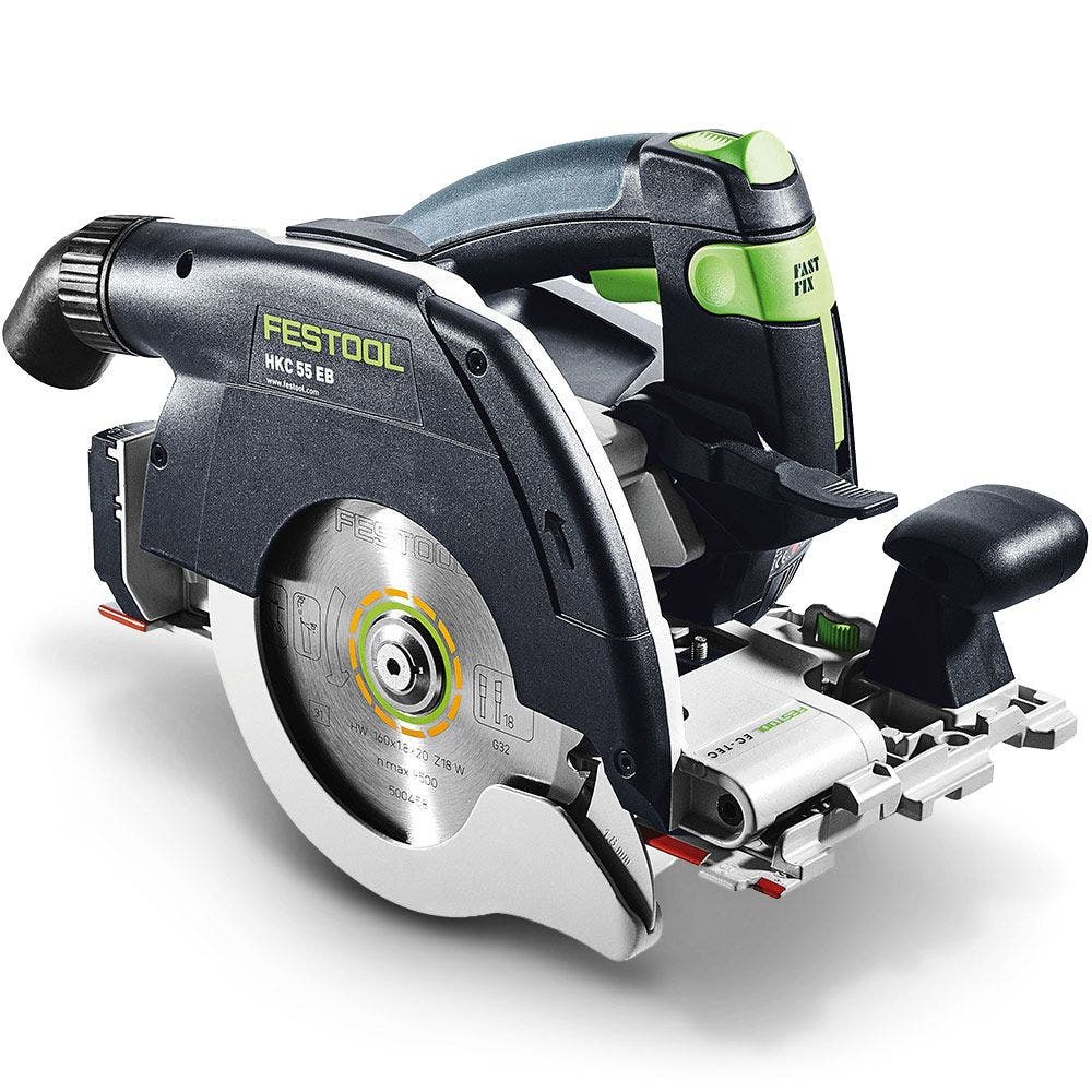 FESTOOL 18V Brushless 120mm 2 x 5.2Ah HKC 55 Circular Saw Bluetooth Kit 577129