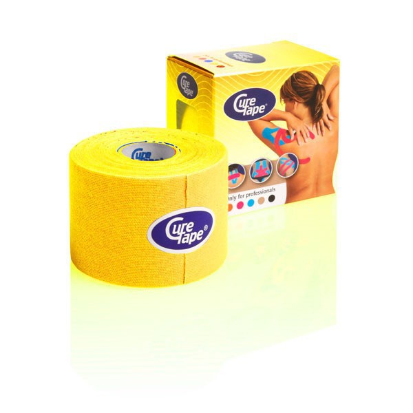 Disporta Globotec Cure tape 5 cm x 5 meter geel 1 Stuk