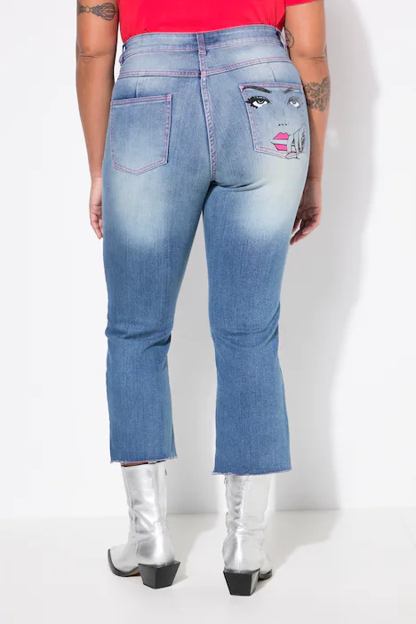 7/8-Jeans Claire, Frauendruck, 5-Pocket, blue stone