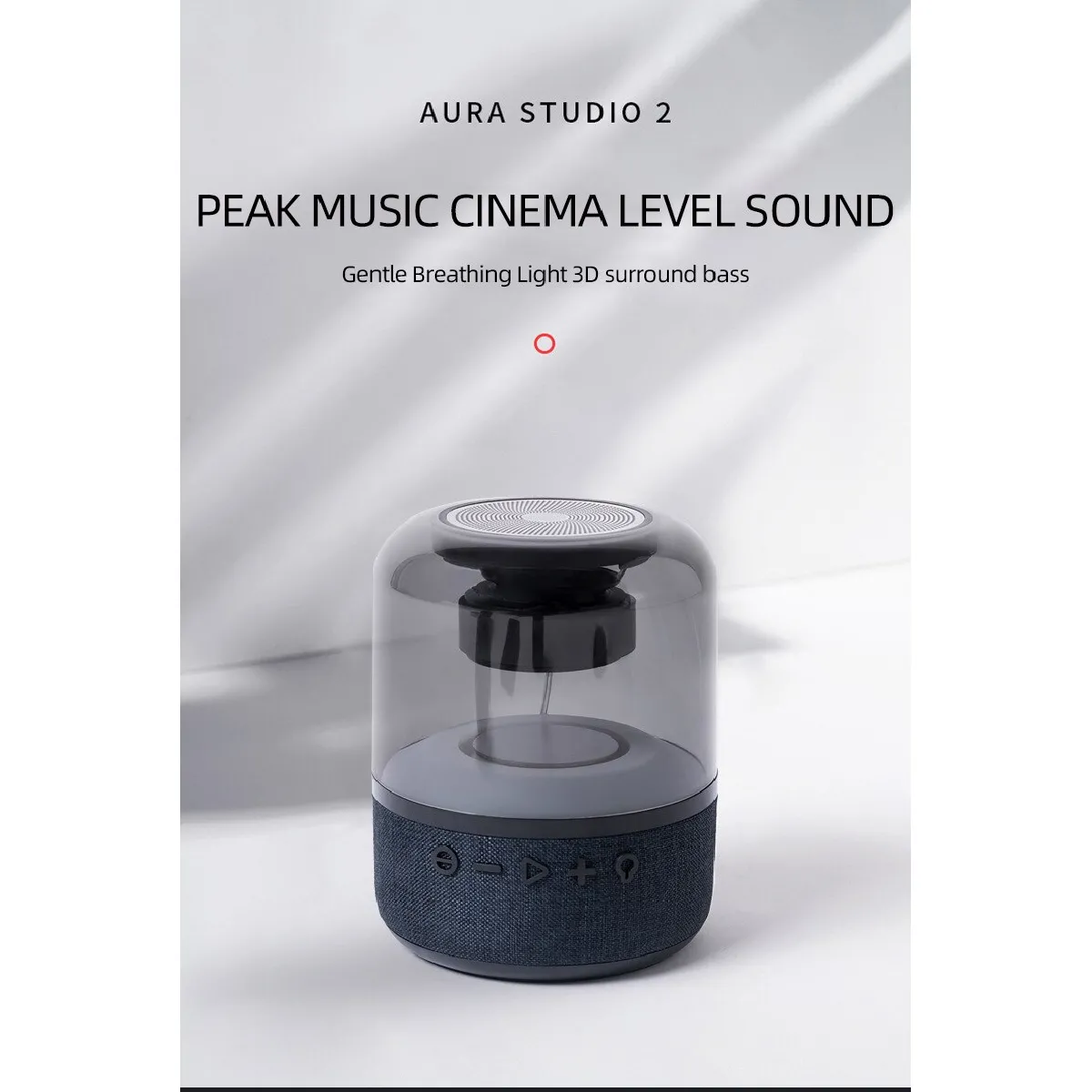 Universal Haut-parleur Bluetooth LED HiFi - Noir