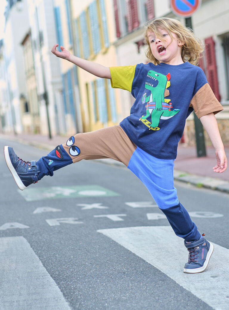 Bas de jogging multicolor pour garçon